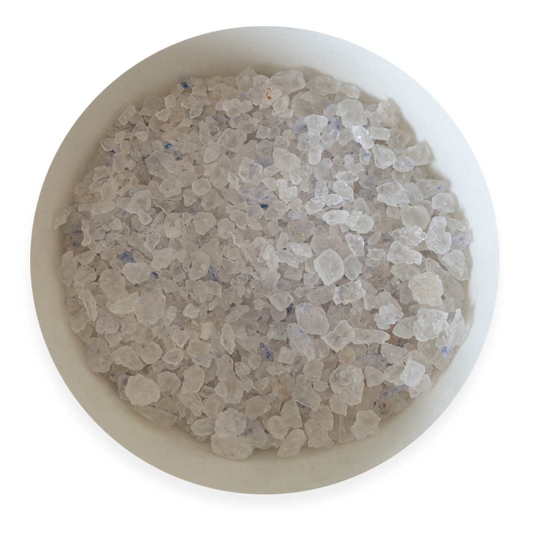Sel bleu de perse